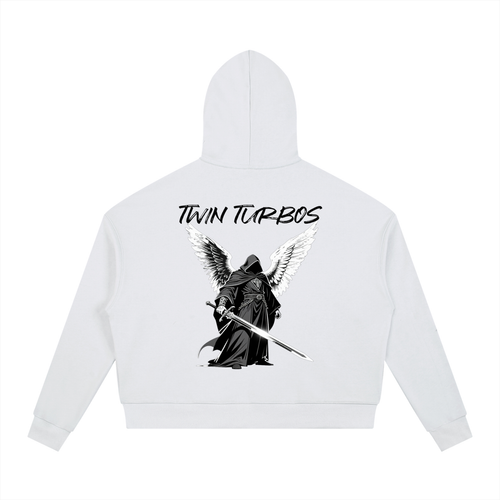 Contrast Drawstring Hoodie | Oversized Unisex Cotton Blend Streetwear